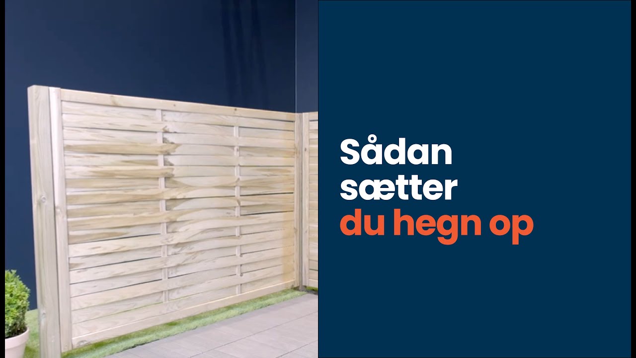 Se hvordan du sætter hegn op på kun 10 trin [Silvan]