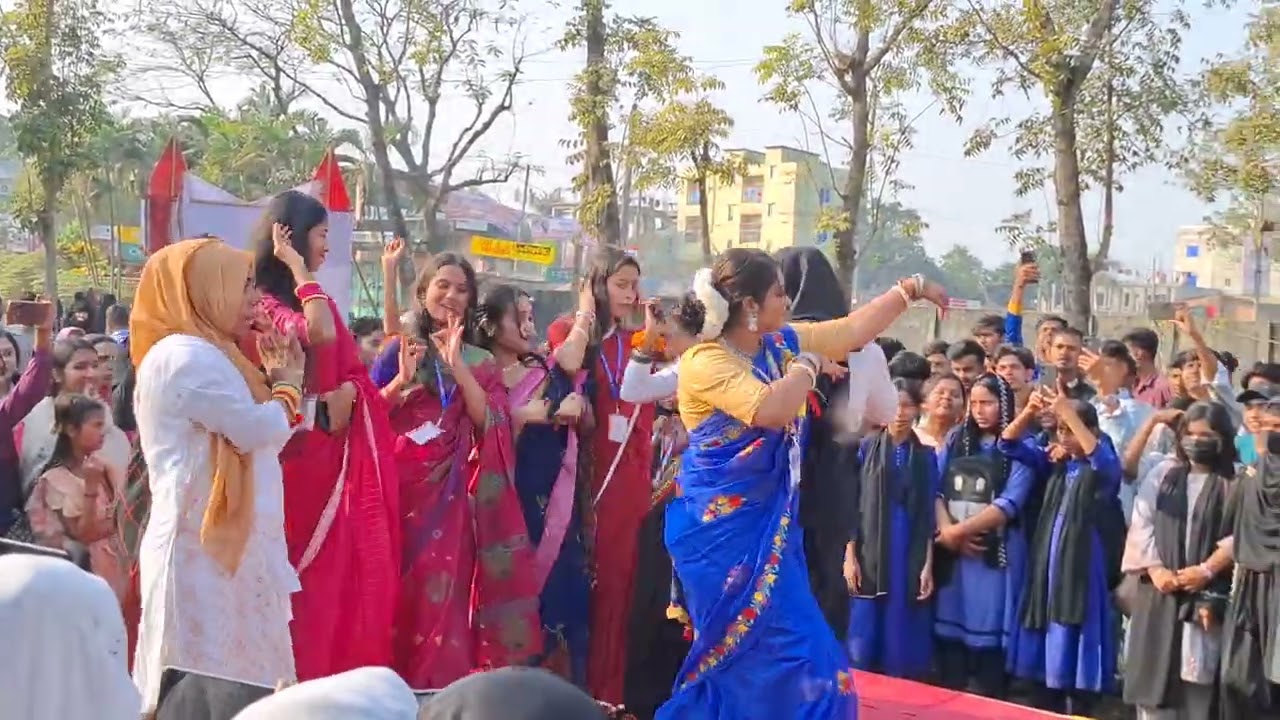 অসাধারণ নৃত্য!  কটিয়াদি সরকারি কলেজ!  🤍💫