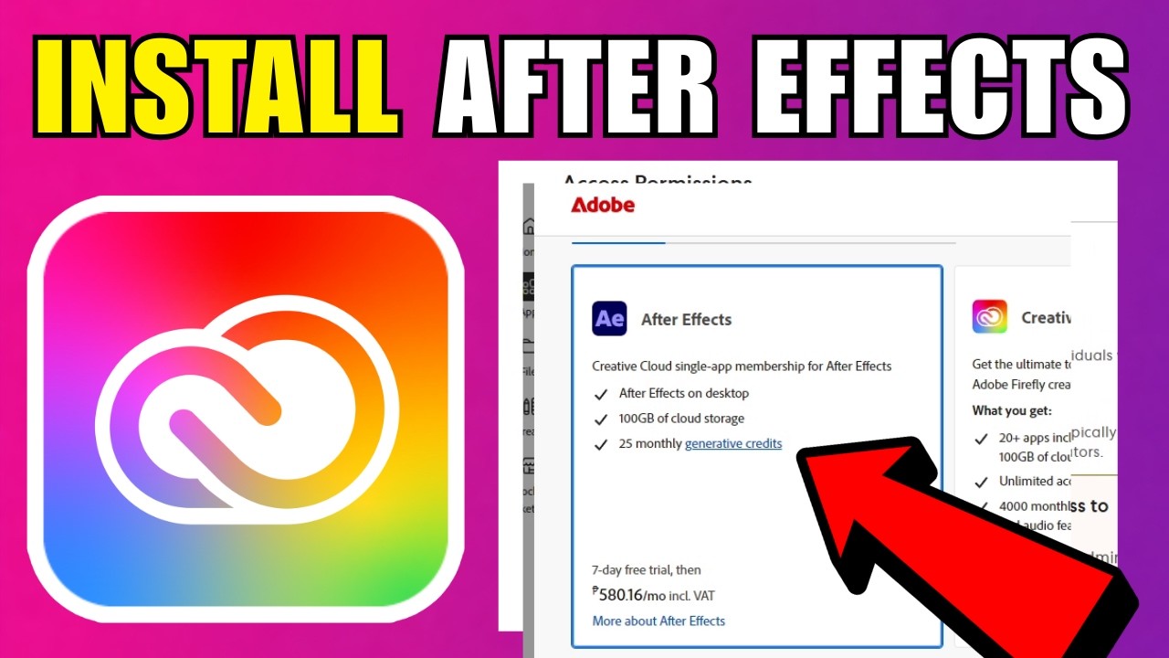 How To Install After Effects From Adobe Creative Cloud App (2026) (Complete Guide)