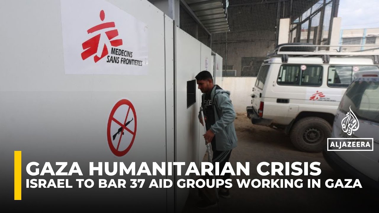 Israel to block dozens of aid groups working in war-battered Gaza