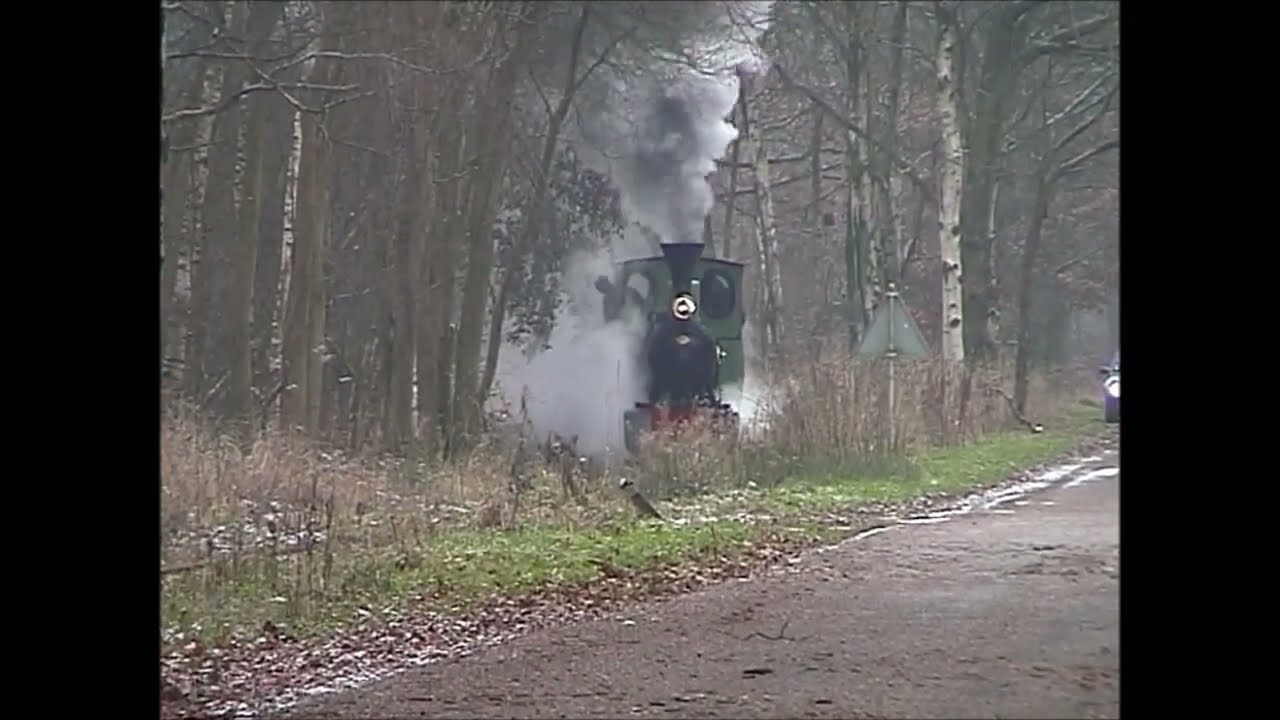 Stoomtreinen op het smalspoor van De Vlijt, Winterswijk 15 december 2001