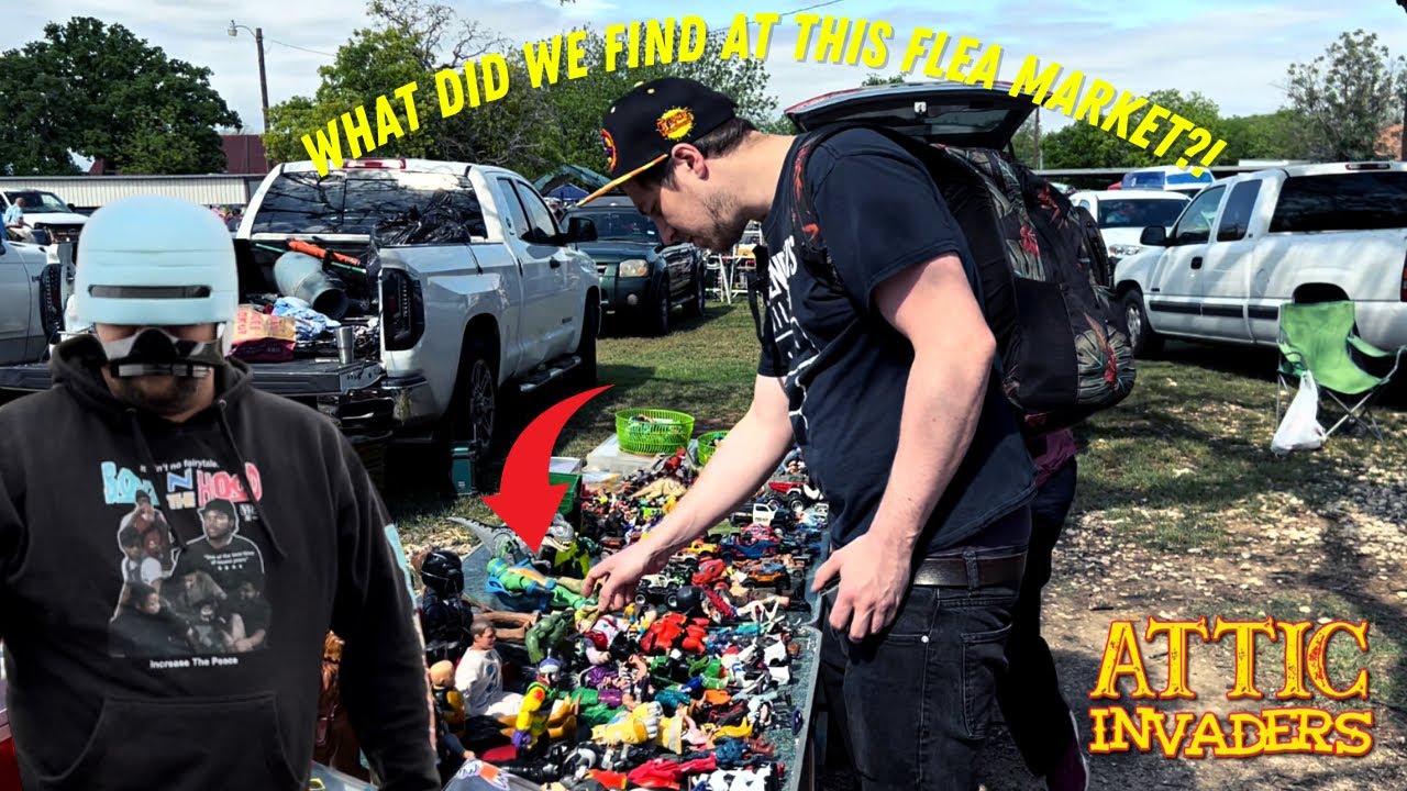 Toy Hunting Crazy Finds at the Flea Market 👀 Vintage Toy Hunt (Attic Invaders Ep 4)