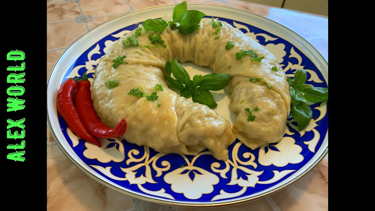 Ханум с фаршем - Hanum mit Hackfleisch - Hanum with minced meat