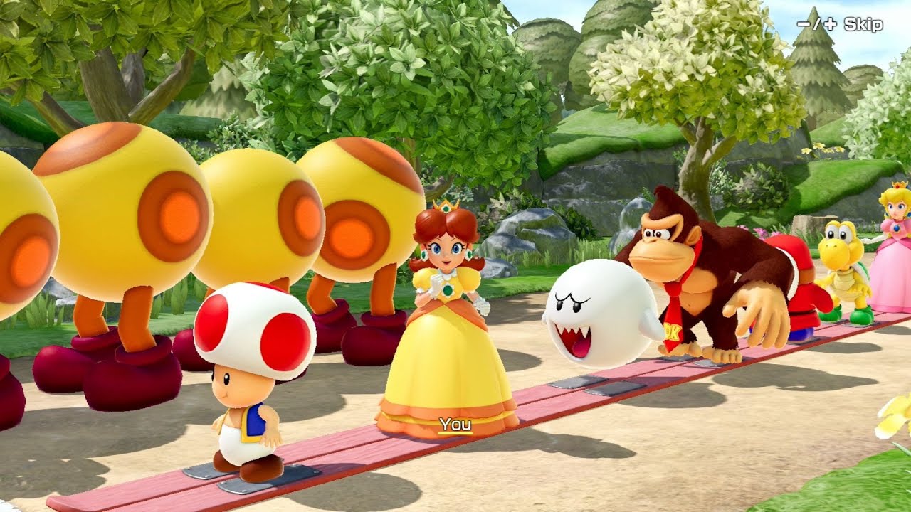 Super Mario Party Jamboree // Full Game Walkthrough (Bowser Kaboom Squad - Daisy)