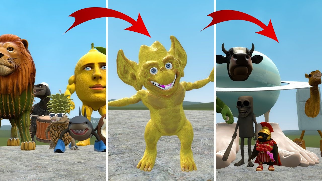 NEW ITALIAN BRAINROT  VS TREVOR HENDERSON CREATURES!? - Garry's Mod