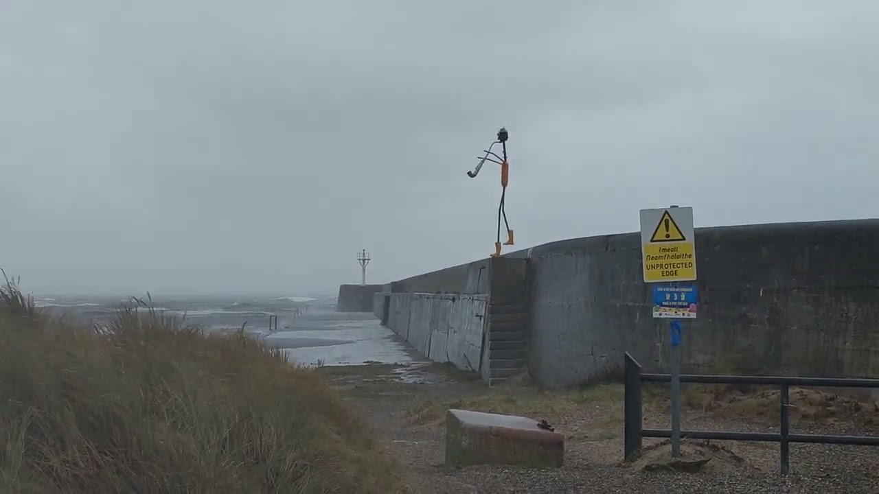 Storm Watch: Storm Claudia - Arklow, Co Wicklow, Ireland #stormwatch #stormclaudia #irishsea