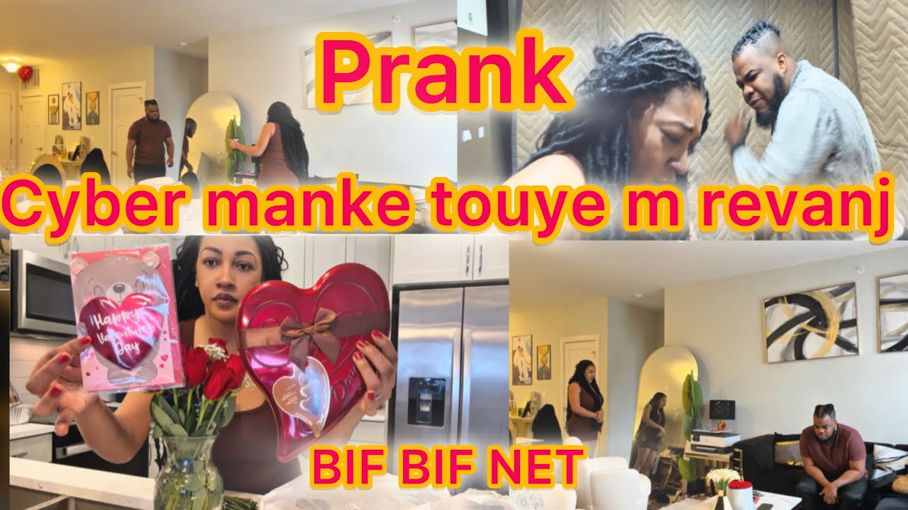 PRANK YON LOT NEG VOYE CHOCOLAT AK FLEUR POU MW CYBER MANKE TOUYE M 
