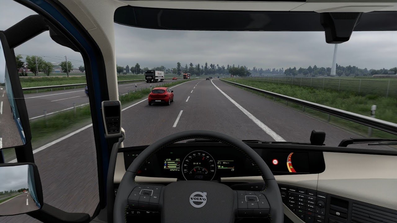 4K Realistic​Ultra Graphic v2​ Volvo FH4 Euro Truck Simulator 2 Snowymoon Mods Gameplay