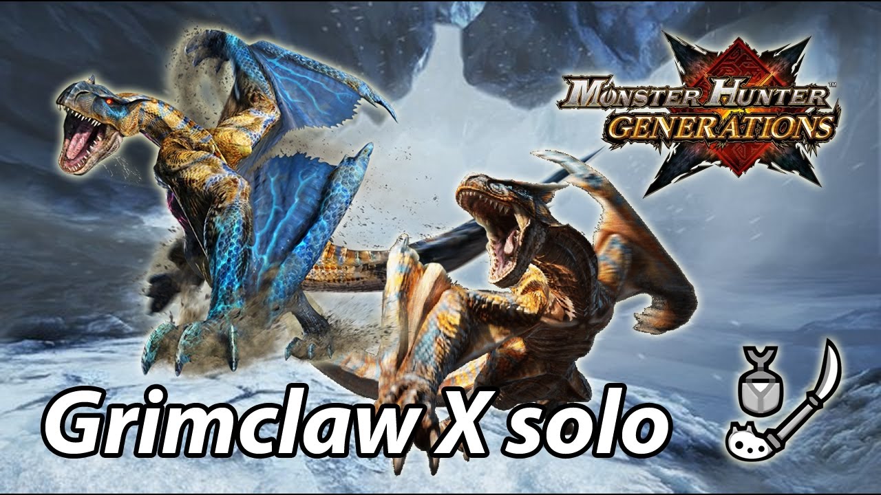 MHGen Lv10 Grimclaw Tigrex solo (Guild Insect Glaive) - 9'36