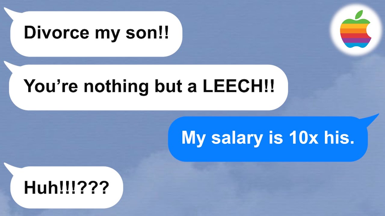【Apple】MIL thinks I'm leeching off her son but I make his yearly salary in 2 months.