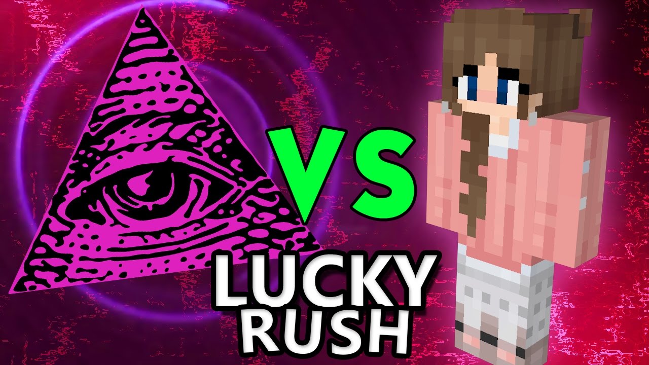 ILLUMINATI vs MÄDCHEN | Minecraft LUCKY RUSH | baastiZockt