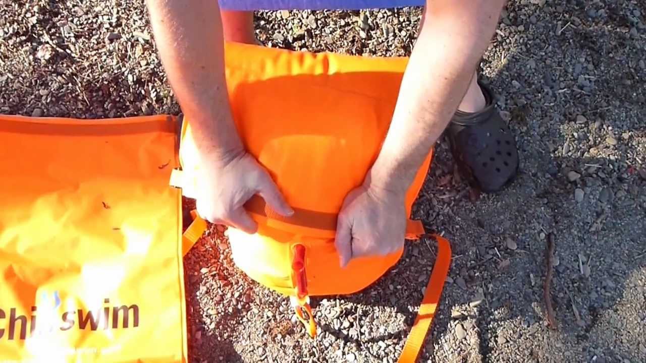Chillswim Dry Bags & Tow Floats Demo (now called Swim Secure products)