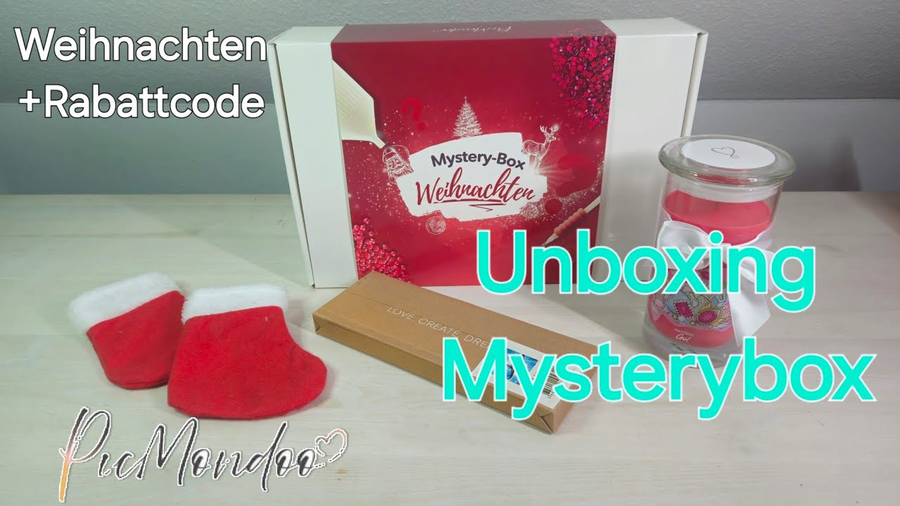 Spoiler /Unboxing Diamondpainting Mysterbox Weihnachten von Picmondoo