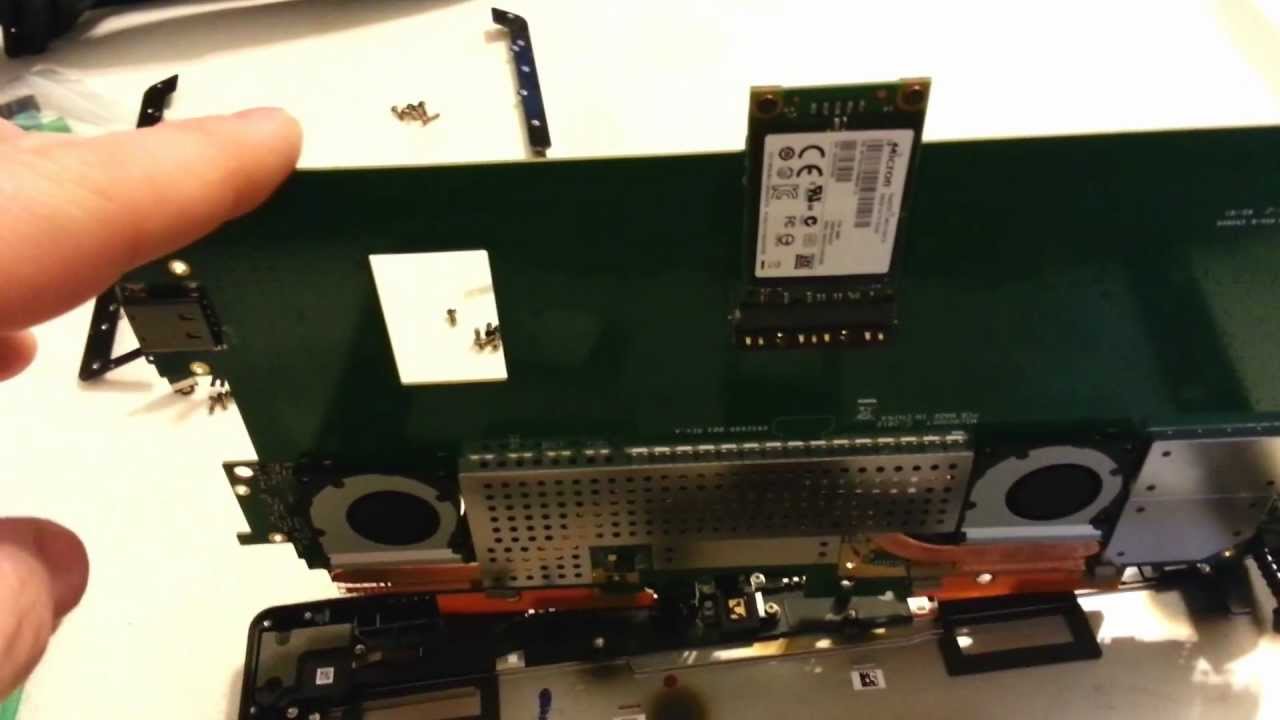 1st Gen Microsoft Surface Pro SSD upgraded successfully