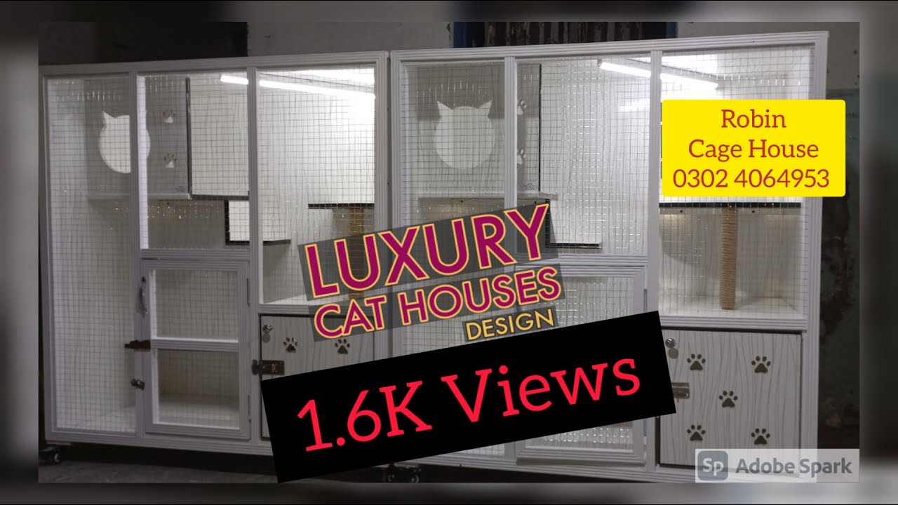 Cat House Design | Premium Quality Cat Cage | Wooden Cat Cage