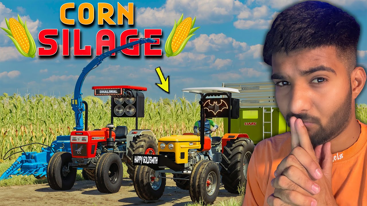 Corn Silage 🔥 ਮੱਕੀ ਦਾ ਅਚਾਰ | FS22 | Happy Goldsmith