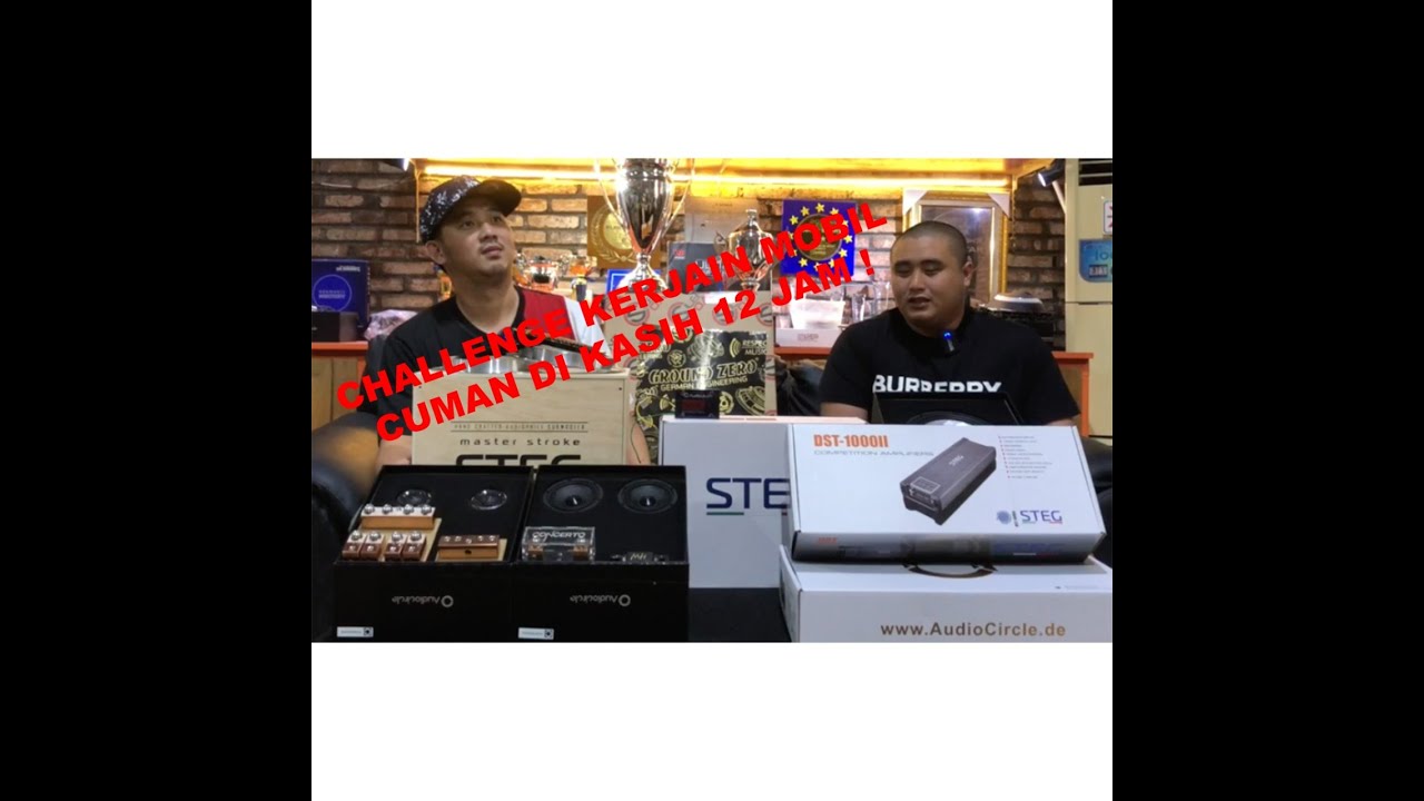 Challenge dari Bos Adi Blackteam ! Di beri waktu 12 jam untuk upgrade audio Innova. No kaleng-kaleng