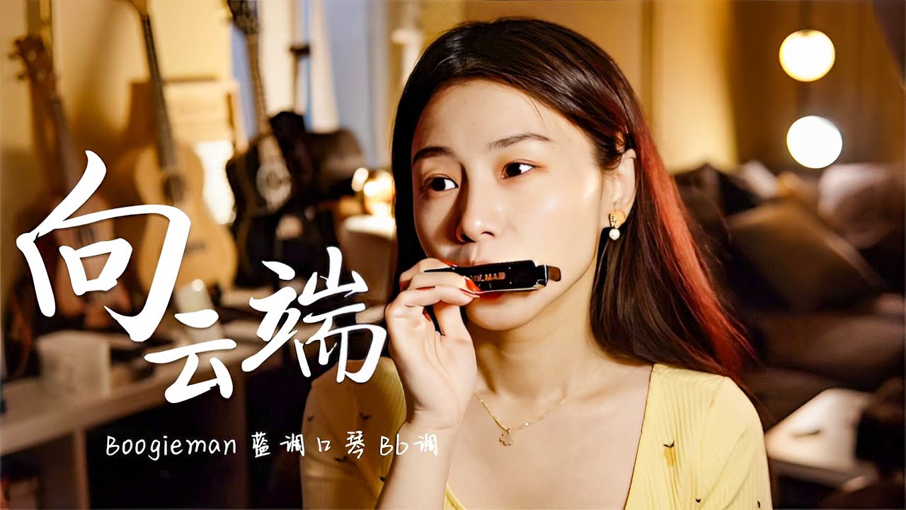 全网最好听的口琴版《向云端》【吹口琴的小园园】