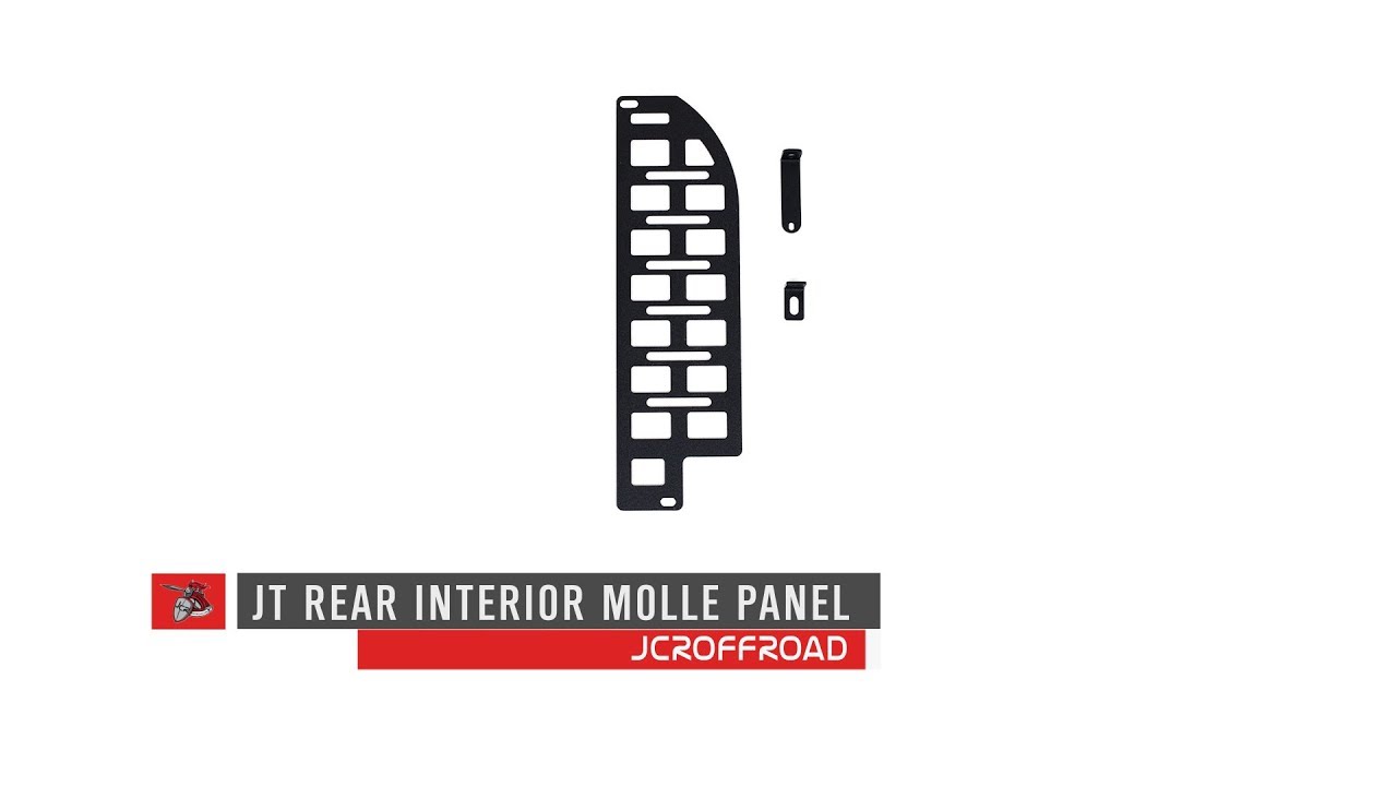 JT Gladiator Rear Interior MOLLE Panel Install
