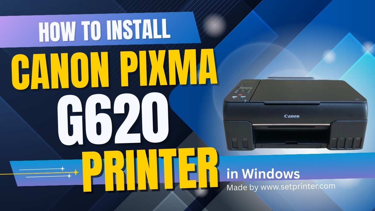 How to Download & Install Canon G620 Printer Driver in Windows using Full Feature Driver
