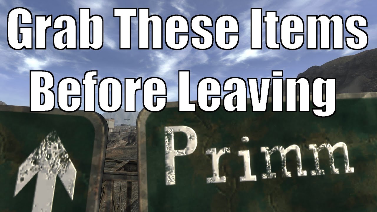 Grab These Items Before Leaving Primm