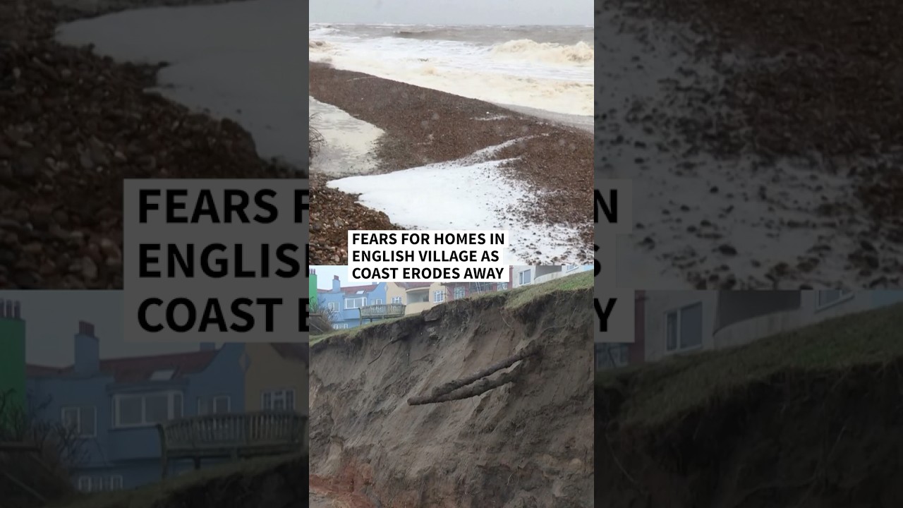 Fears for homes in English village as coast is eroded away | AFP