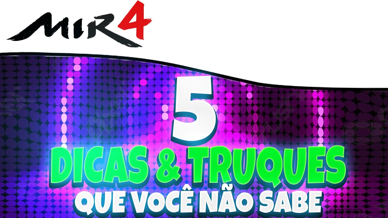MIR4 - 5 Dicas E Macetes que Você Não Sabe