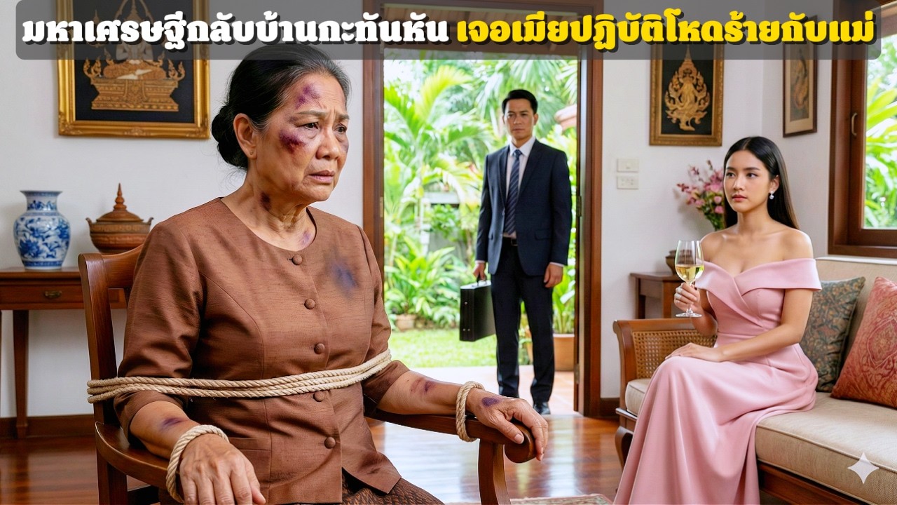 มหาเศรษฐีกลับบ้านไม่ทันตั้งตัว เห็นภรรยาทำร้ายแม่สามี ความจริงทำคนโกรธทั้งเมือง | บ้านนี้มีแต่ดราม่า