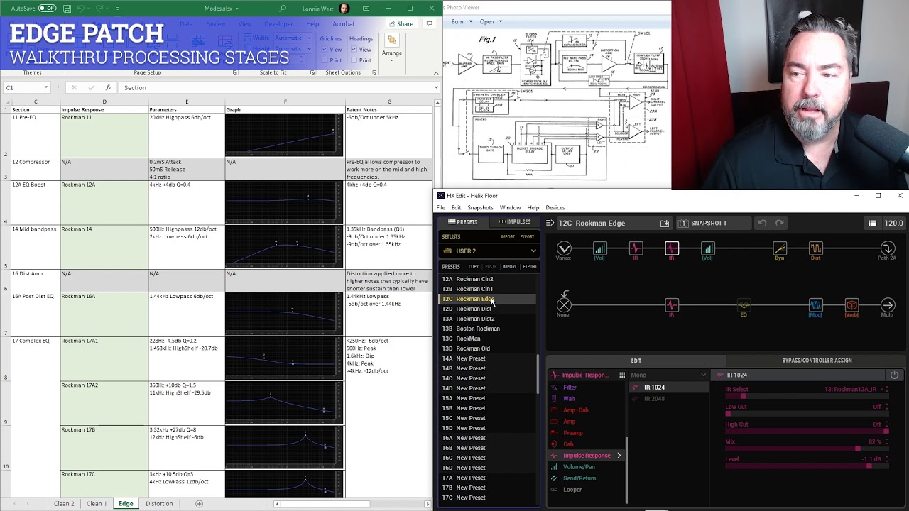 Rockman X100 Patch Demo for Line 6 Helix
