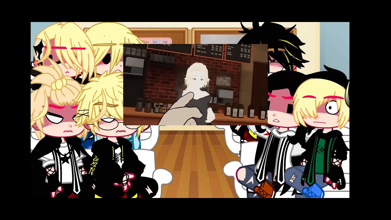 Tokyo Revengers React to Takemichi é Mikey Brigaram [Créditos:@LeiFrag ] Mitake💛🖤/BajiFuyu💚🖤