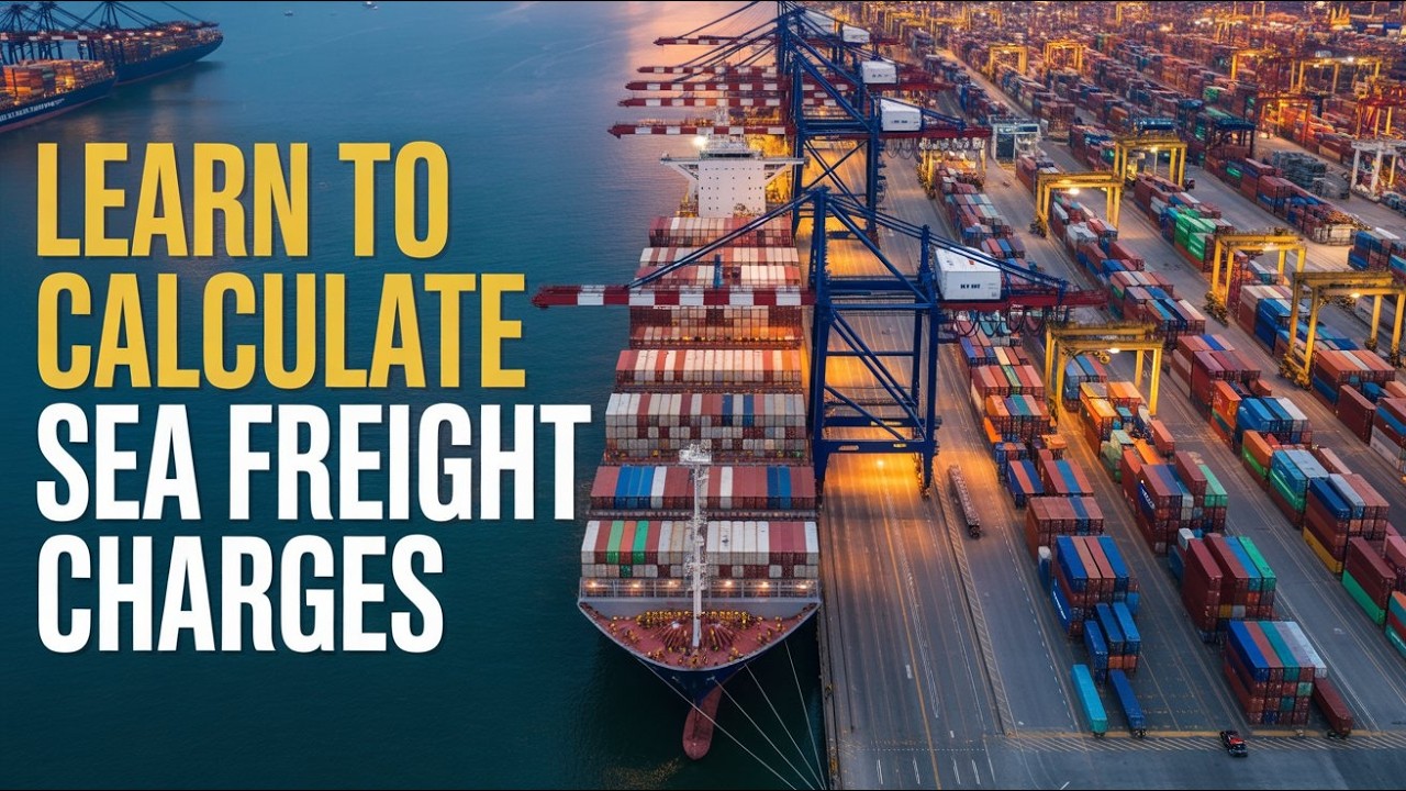 Learn To Calculate Sea (Ocean) Freight Charges Of Your Package | CBM Vs Actual Weight | LCL Vs FCL