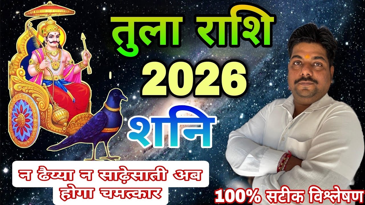 Tula Rashi Shani ke prabhav 2026 | तुला राशि शनि के परिणाम 2026 | #libra horoscope 2026