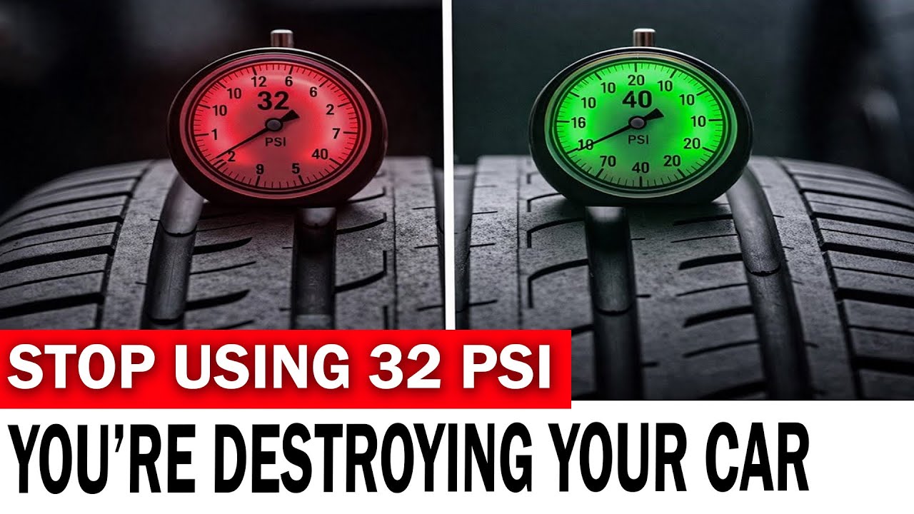 СТОП! Устанавливать давление в шинах на 32 PSI (вы губите свой автомобиль)!