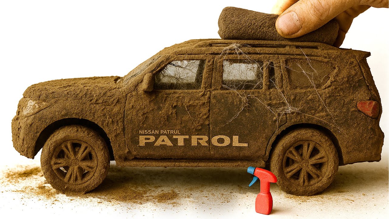 Super Realistic Cleaning of a 124 Nissan Patrol N