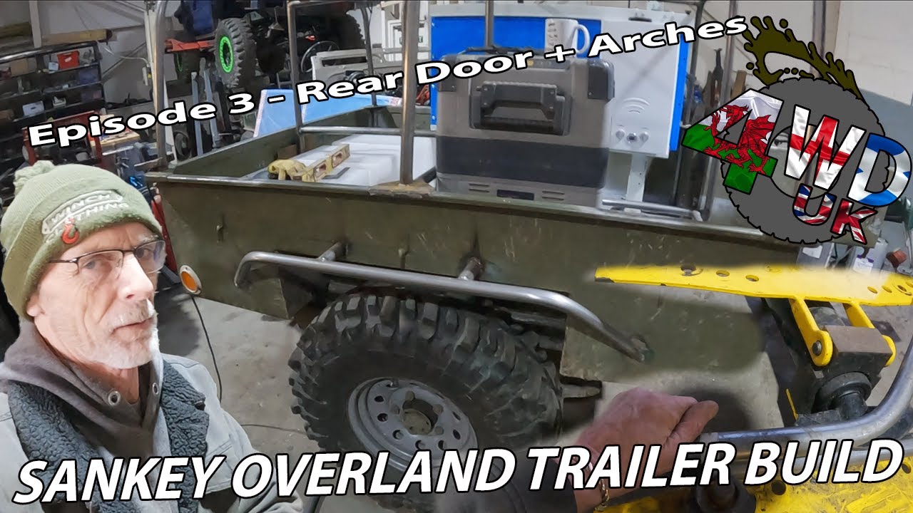 OVERLAND TRAILER BUILD EP3 | Custom Tube Arches | SANKEY TRAILER | How To Bend Tube | 4WDUK