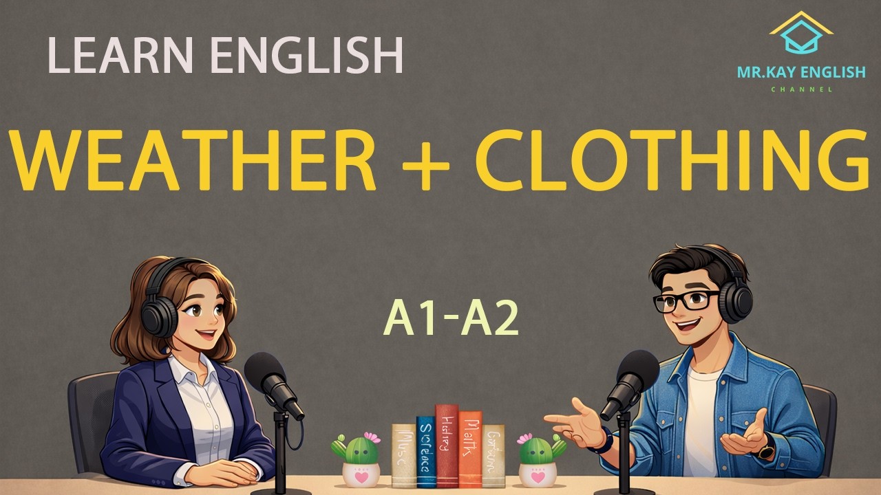 Learn English At Weather + what to wear | Learn to speak English every day