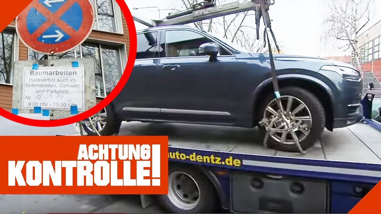 Teures Vergnügen: Auto blockiert Bauarbeiten! | Achtung Kontrolle | Kabel Eins