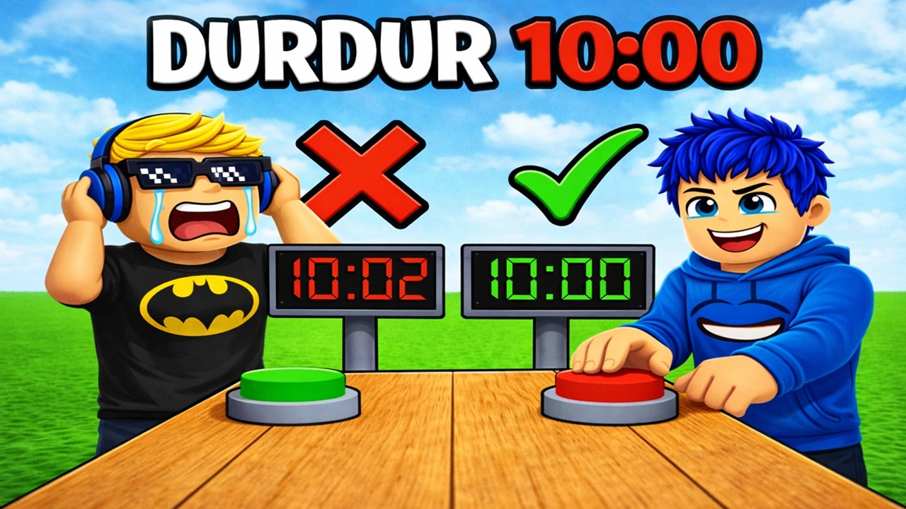 Tam 10:00&rsquo;da Durdurabilir misin? 😱 Roblox