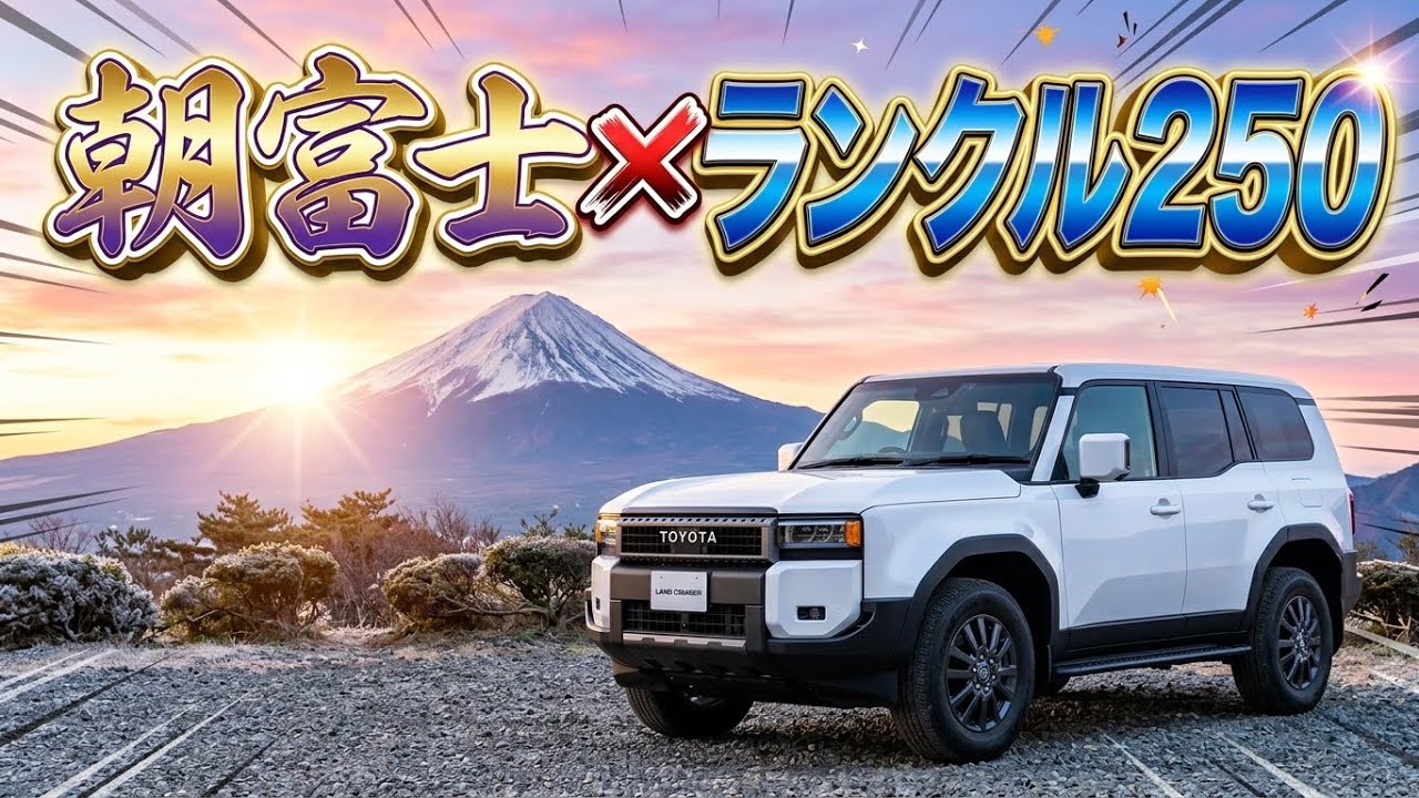 土曜夜に足柄SA→温泉SAで仮眠→朝富士コースが最高すぎた【ランクル250】