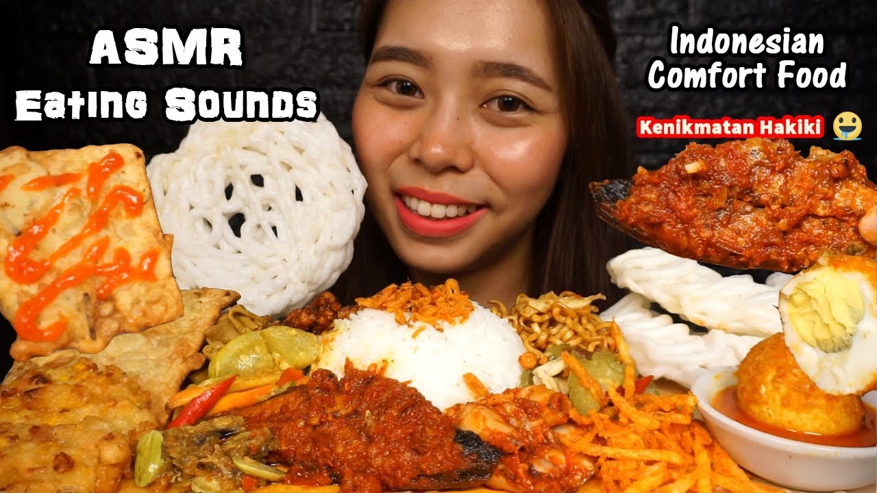 ASMR Nasi Warteg Pakai 12++ Lauk FAVORIT (Indonesian Comfort Food) | Eating Sounds | No Talking