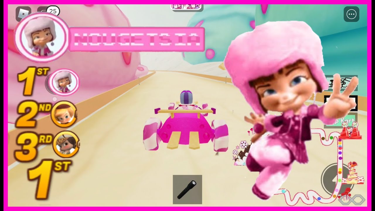 SUGAR RUSH SPEEDWAY GAMEPLAY WITH  NOUGETSIA BRUMBLESTAIN | ROBLOX