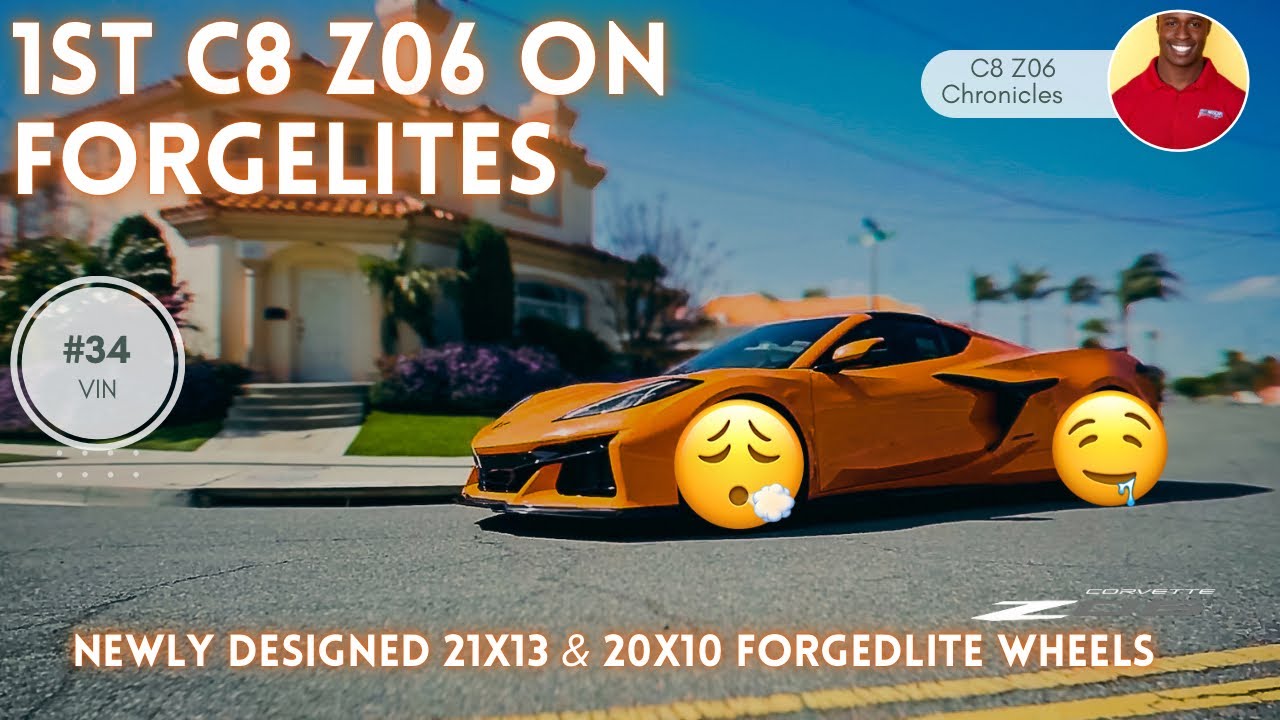 The Best Fitting Wheels on the C8 Z06...no spacers needed | 4K