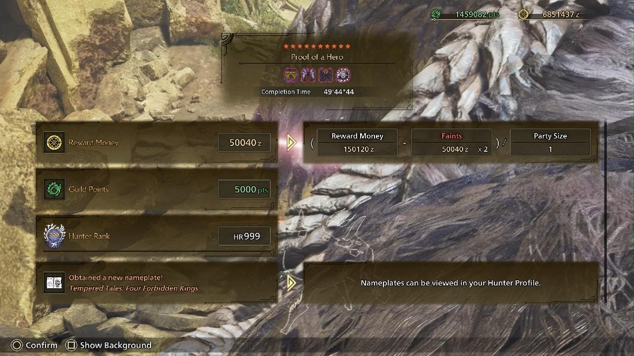 Monster Hunter Wilds: Proof of a Hero 1st pass (Almost failed)