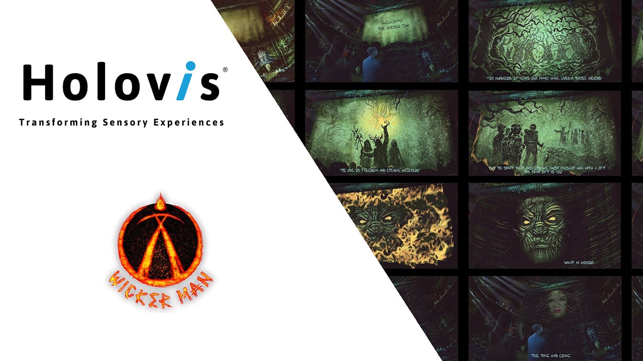 BEHIND THE SCENES at Holovis: Wicker Man at Alton Towers