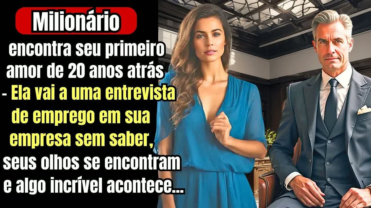 Milionário encontra seu primeiro amor de 20 anos atrás,  Ela vai a uma entrevista de emprego em...