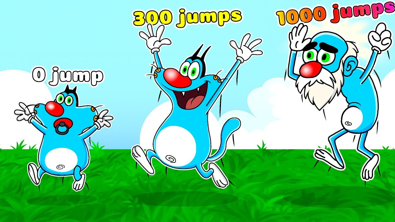 Roblox Oggy Jump Every Time To Getting Old With Jack