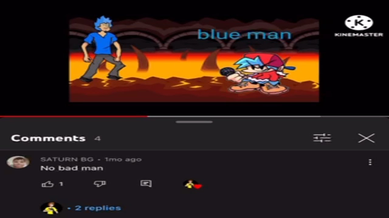 BLUE MAN   CHART