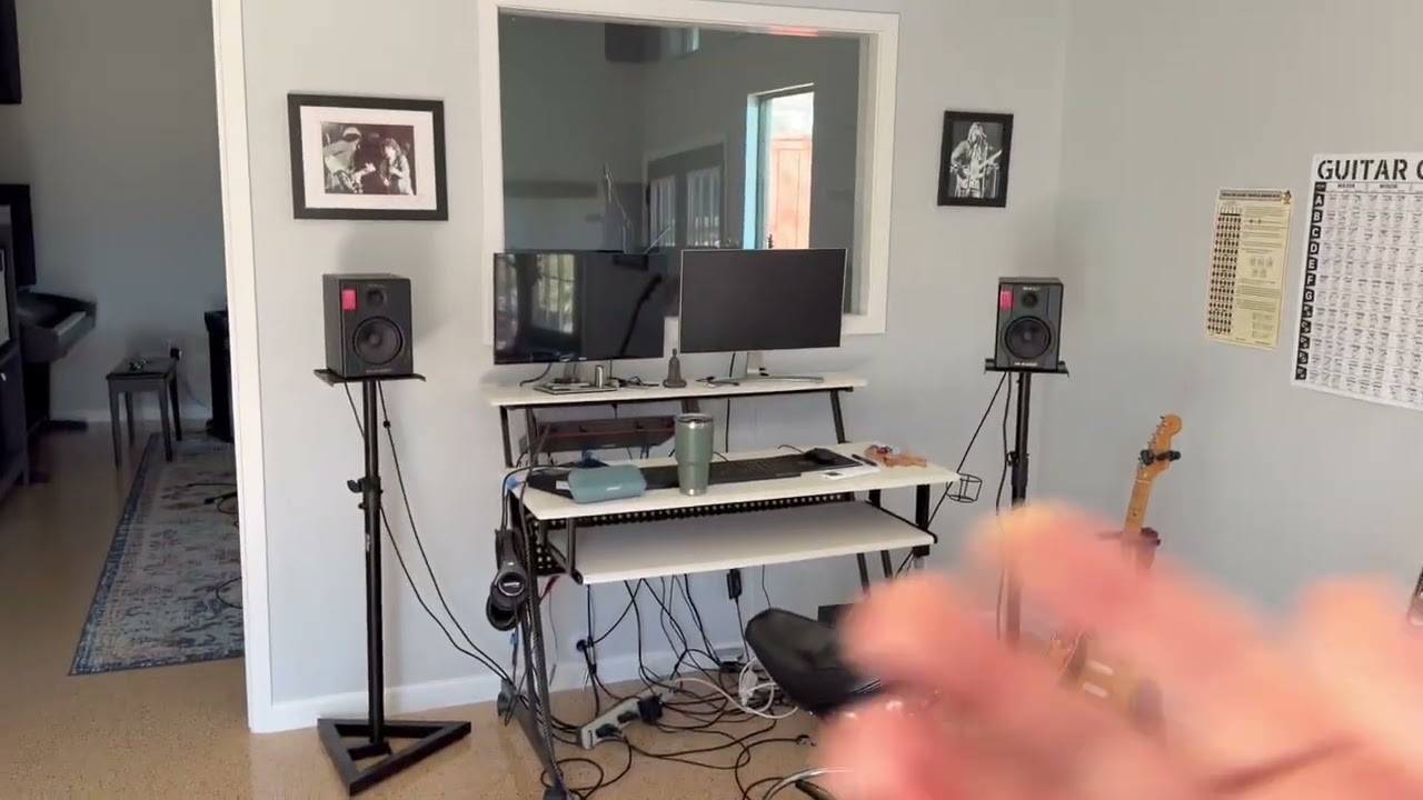Home recording studio.