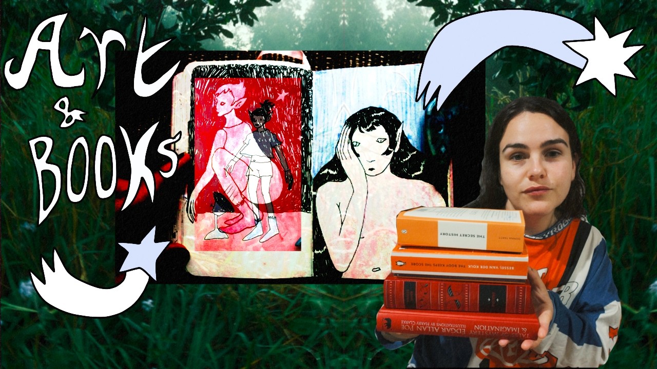 Art, gothic book hauls and hot takes on 'Boy Books'