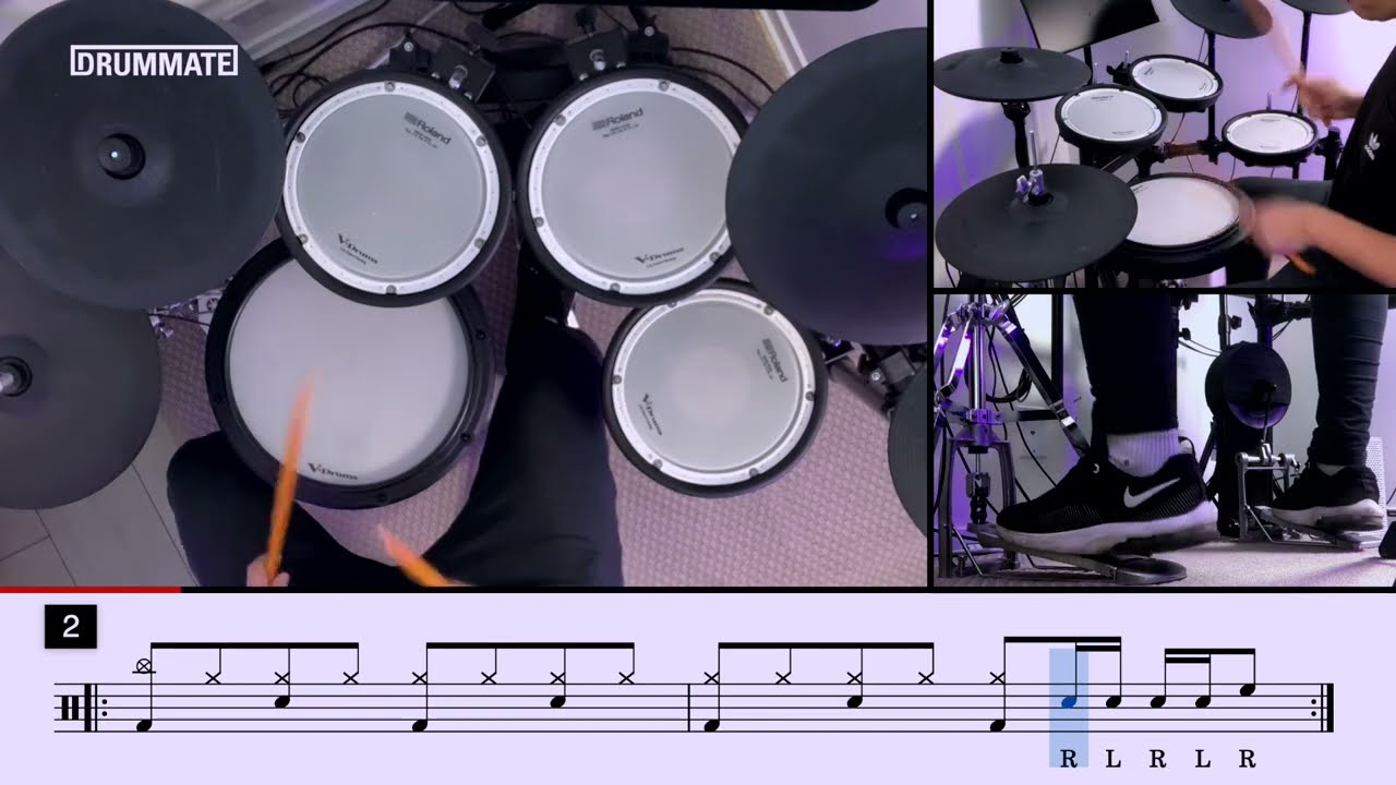 Daft Punk - Get Lucky | Drum Tutorial